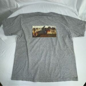 Finl365 Men’s Heather Gray Most Wanted Smokers Kyle, Texas Tee